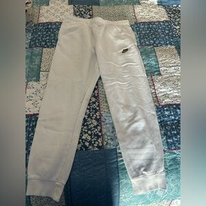 Nike White Joggers